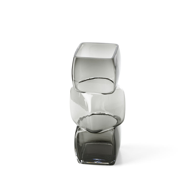 The Cubes Vase - Dark Grey - M