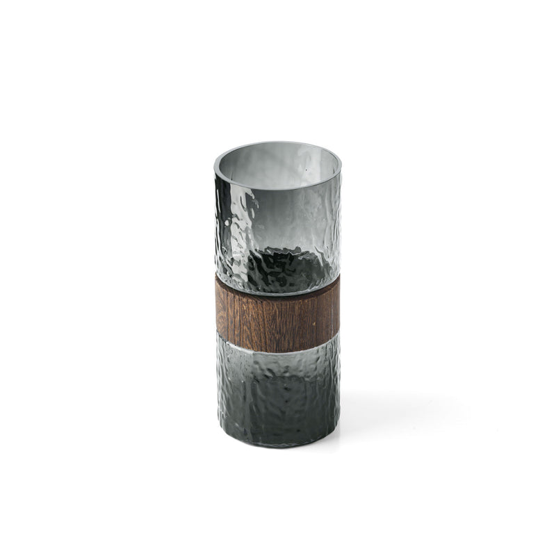 Vase « You Be Mine » en bois - Gris foncé - M