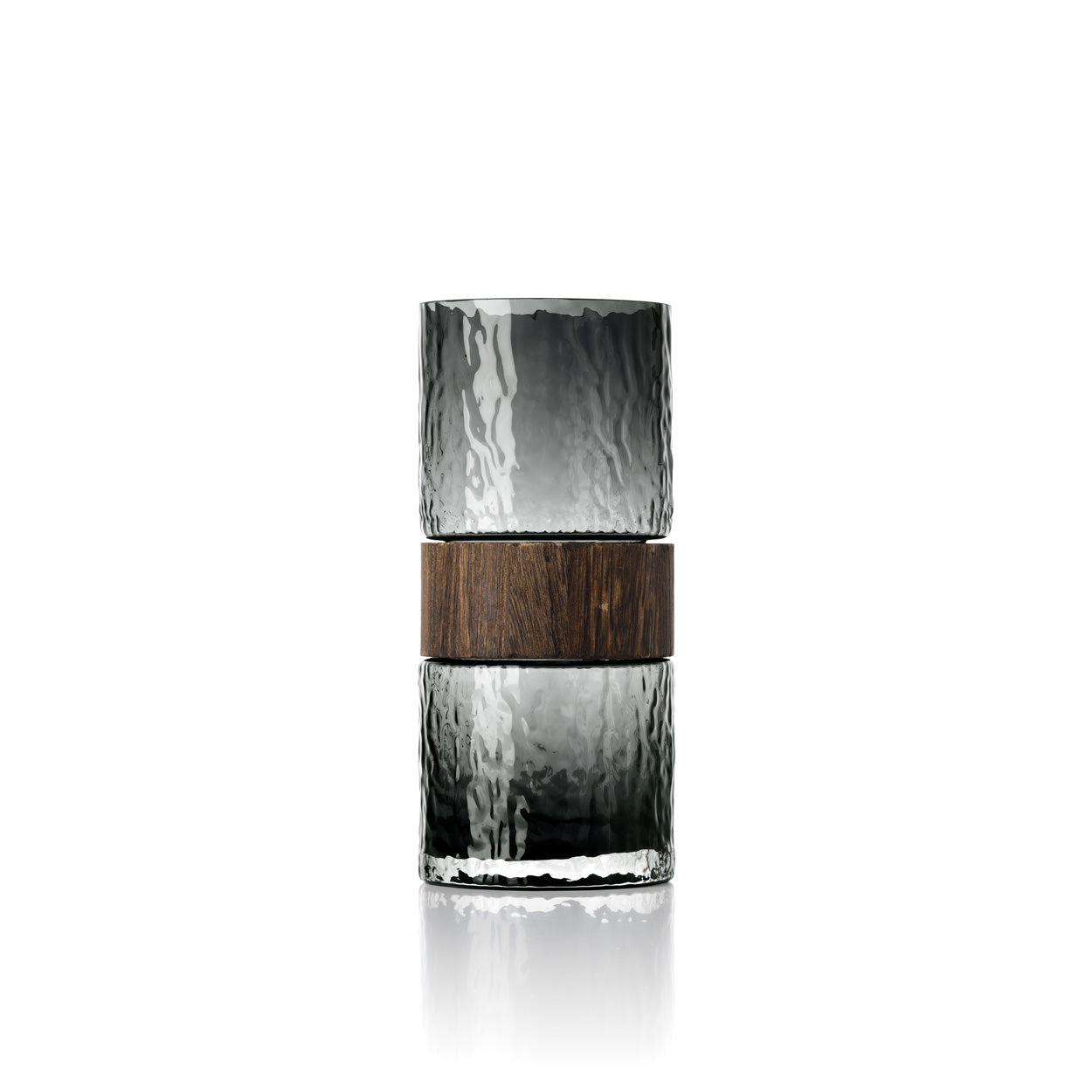 The Wood You Be Mine Vase - Dark Grey - M