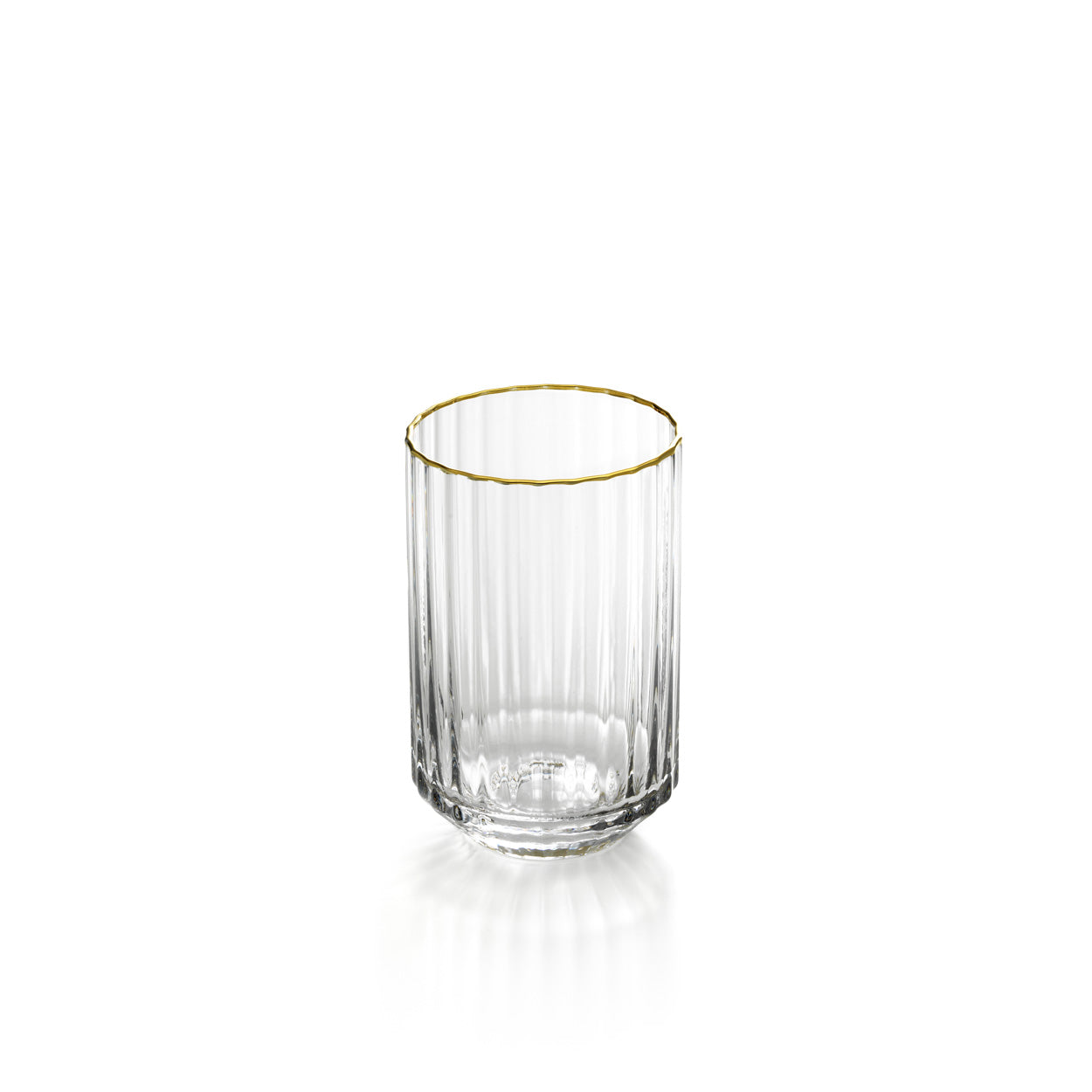 The Golden Sip Tumbler - Natural Gold in glass — handmade luxury tumbler curated by Laiyahome — view 2