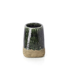 The Moss Conical Planter - Concrete Green - L in stoneware — handmade luxury planter curated by Laiyahome — view 2