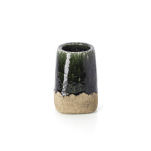 The Moss Conical Planter - Concrete Green - M in stoneware — handmade luxury planter curated by Laiyahome — view 2