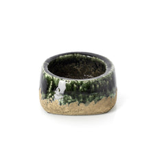 The Moss Bowl Planter - Concrete Green - Low in stoneware — handmade luxury bowl curated by Laiyahome — view 2
