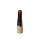 The Amber Cone Vase - Concrete Brown - M in stoneware — handmade luxury vase curated by Laiyahome — view 2