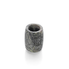 The Bidasar Marble Candle Holder - Green - High – marble candle holder in green – product view 2