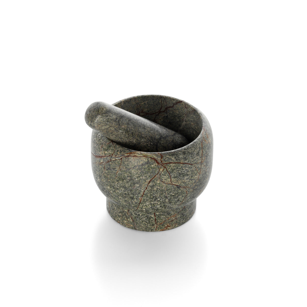 The Bidasar Marble Spice Grinder - Green – marble manual spice grinder in green – product view 2