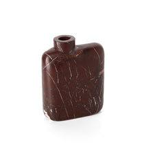 The Rosso Levanto Marble Vase - Wine Red - High – marble decorative vase in wine red – product view 2