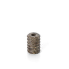 The Travertine Ripple Taper Candle Holder - Grey - S – travertine candle holder in grey – product view 3