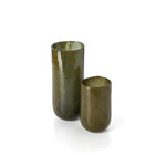 The Forest Vase - Green - High – glass decorative vase in green – product view 3