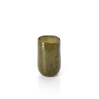 The Forest Vase - Green - Low – glass decorative vase in green – product view 2