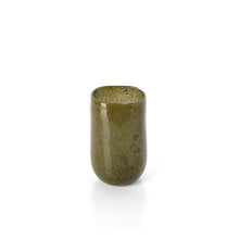 The Forest Vase - Green - Low – glass decorative vase in green – product view 2