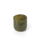 The Forest Candle Holder - Green – glass candle holder in green – product view 2