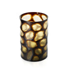 The Vague Dorée Vase - Honey - XL – glass decorative vase in honey – product view 2