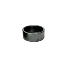 The Burned Cylinder Dish - Black - S – terracotta bowl in black – product view 1