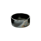 The Burned Cylinder Dish - Black - M – terracotta bowl in black – product view 1