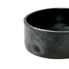 The Burned Cylinder Dish - Black - L – terracotta bowl in black – product view 2