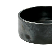 The Burned Cylinder Dish - Black - L – terracotta bowl in black – product view 2