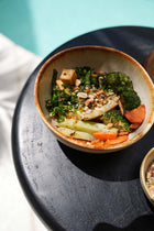 The Cascais Bowl - M – stoneware bowl in white – product view 2