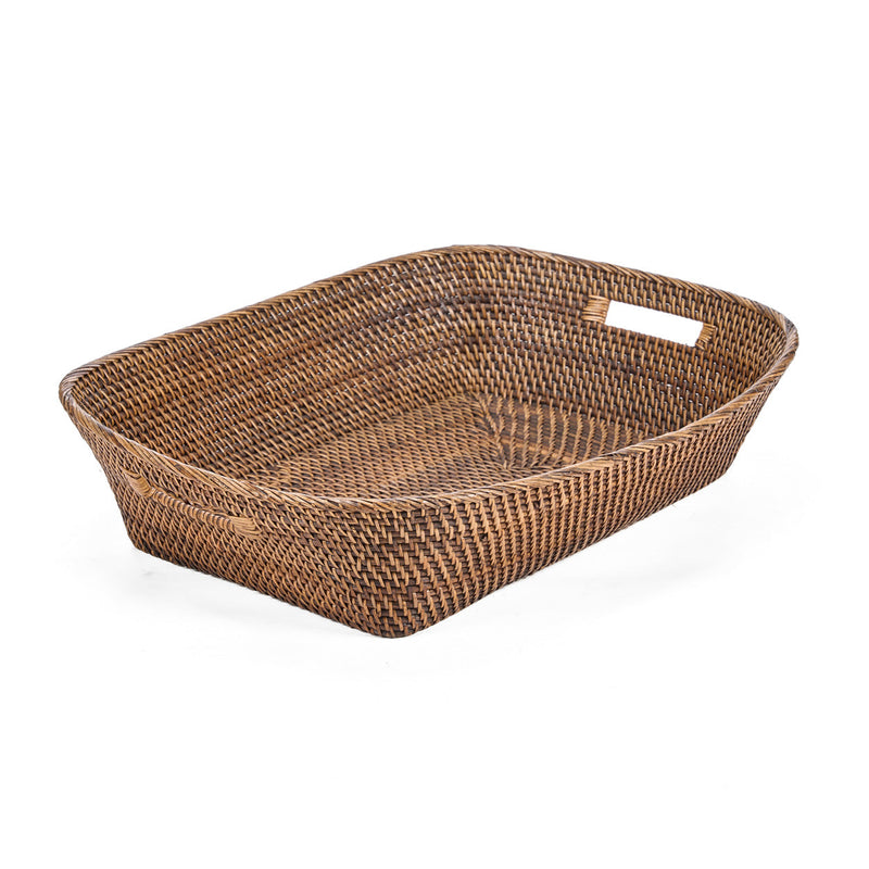 Cesto para roupa suja Hannah - Castanho Natural - Tamanho M