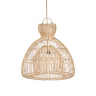 The Matcha Whisk Pendant - Natural - S in rattan — handmade luxury pendant lamp curated by Laiyahome