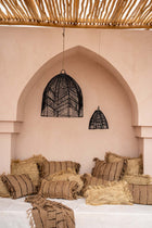 The Bala Pendant - Black - S in rattan — handmade luxury pendant lamp curated by Laiyahome — view 2