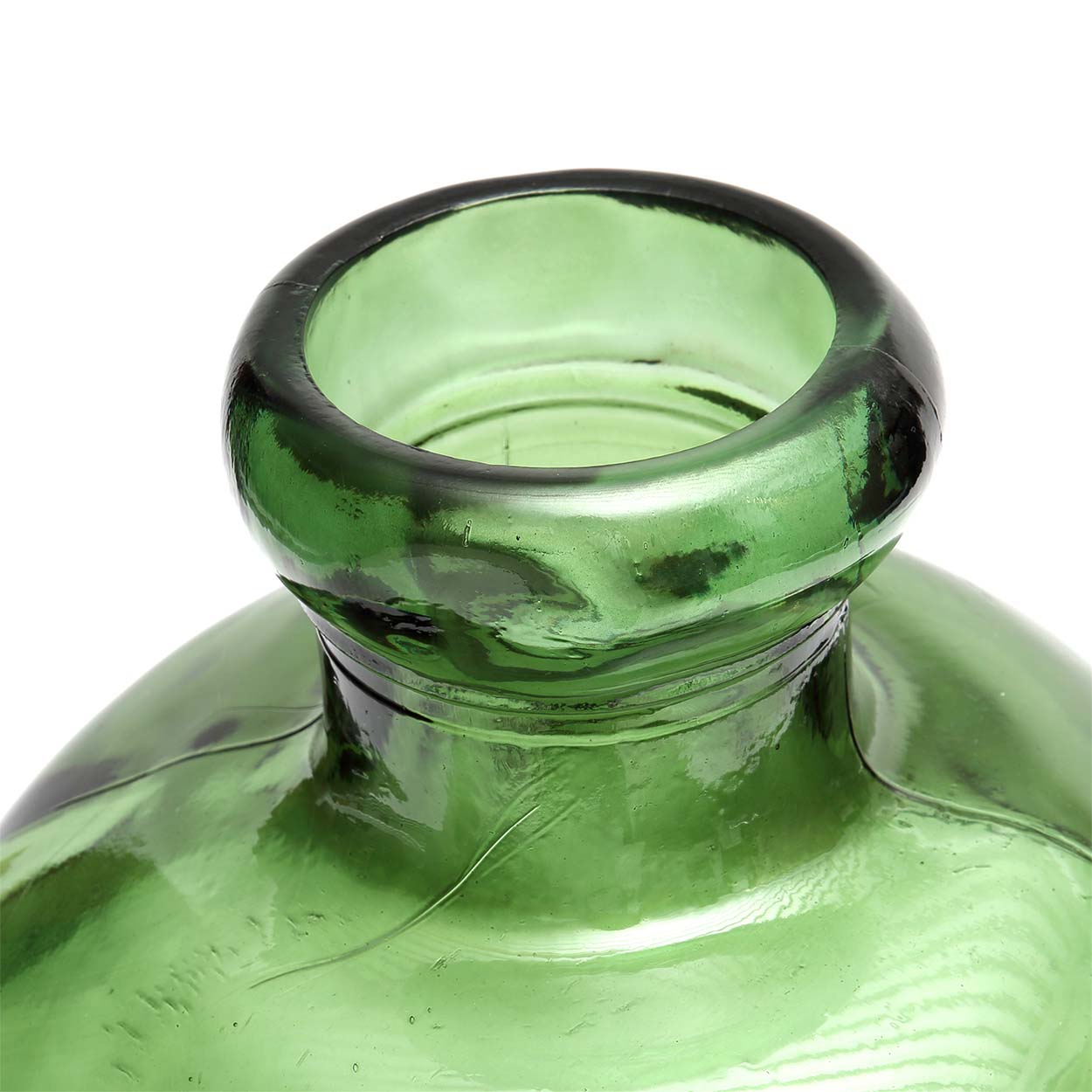 The Bolai Vase - Green in glass — handmade luxury vase curated by Laiyahome — view 2