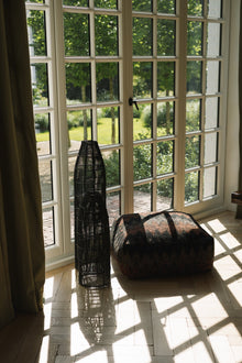 The Fish Trap Pendant - Black - L in rattan — handmade luxury pendant lamp curated by Laiyahome — view 2