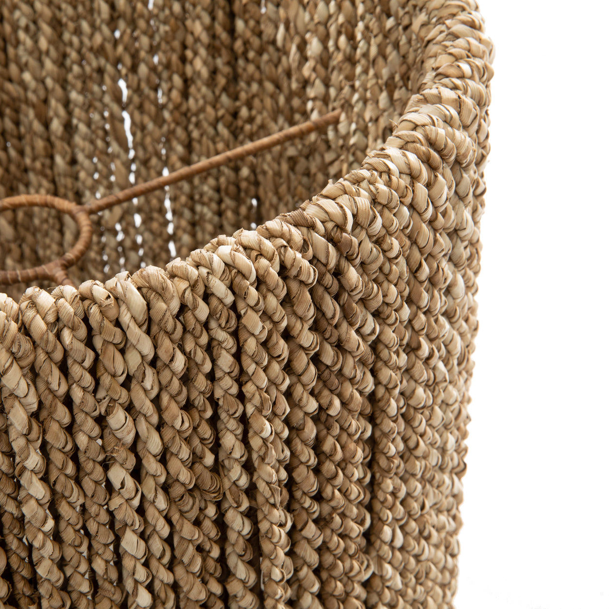 The Chalki Table Lamp Shade - Natural in seagrass — handmade luxury table lamp curated by Laiyahome — view 2