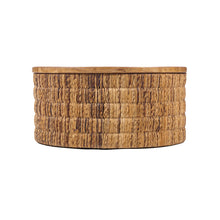 Abaca Round Natural Magani Coffee Table - Natural in wood — handmade luxury coffee table curated by Laiyahome — view 2