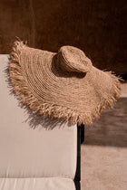 The Ocean Hat in raffia — handmade luxury hat curated by Laiyahome — view 2