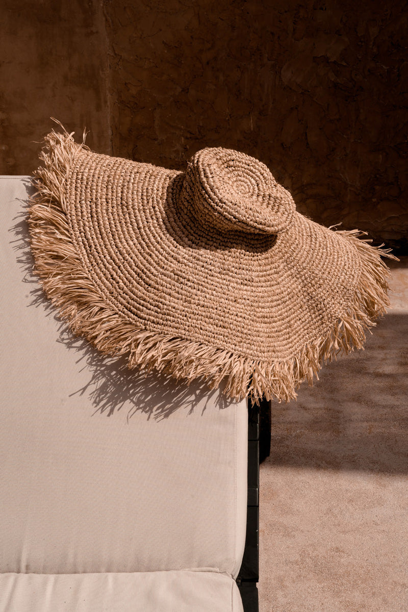 The Ocean Hat in raffia — handmade luxury hat curated by Laiyahome — view 2