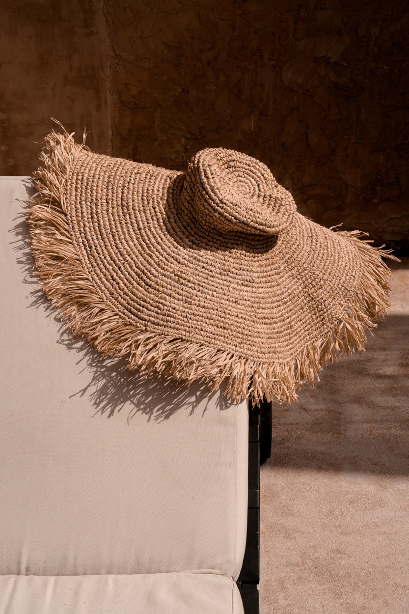 The Ocean Hat in raffia — handmade luxury hat curated by Laiyahome — view 2