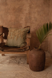 The Tropical Breeze Cushion Cover - Forest Green