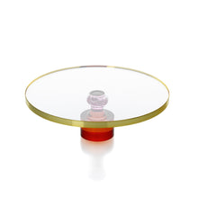 The Gemstone Cake Platter in glass — handmade luxury serving tray curated by Laiyahome — view 2