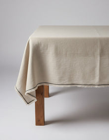 The Tuscany Tablecloth - Natural Black - 150x250
