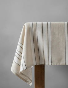 The Provence Tablecloth - Natural Black White - 150x300