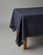 The Tuscany Tablecloth - Black Natural - 150x250