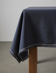 The Tuscany Tablecloth - Black Natural - 150x300