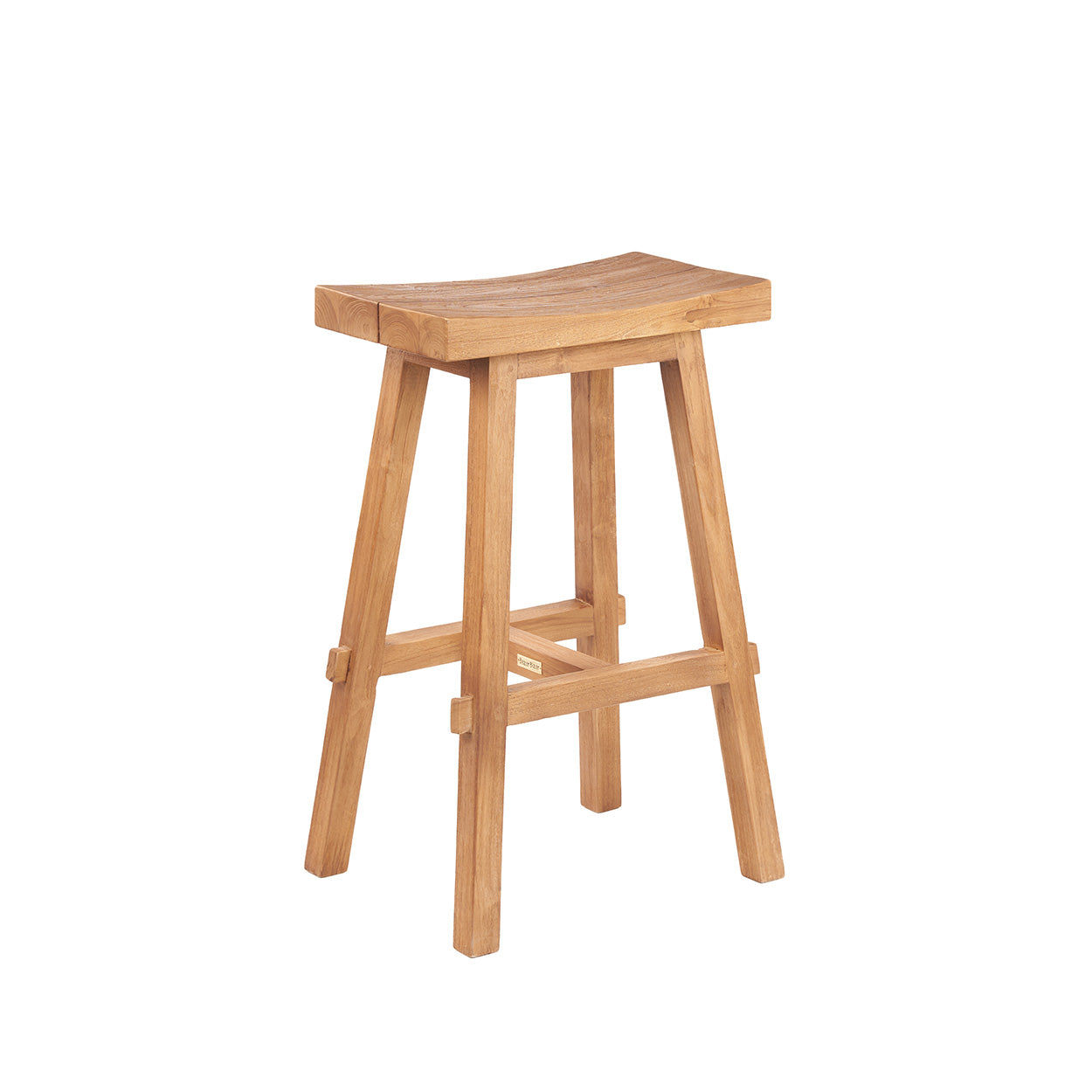 The Tabanan Bar Stool - Outdoor in wood — handmade luxury bar stool curated by Laiyahome