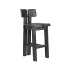 The Sama Sama Barstool - Black in wood — handmade luxury bar stool curated by Laiyahome
