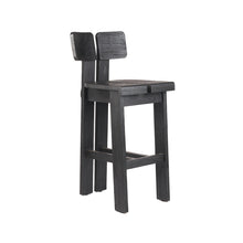 The Sama Sama Barstool - Black in wood — handmade luxury bar stool curated by Laiyahome