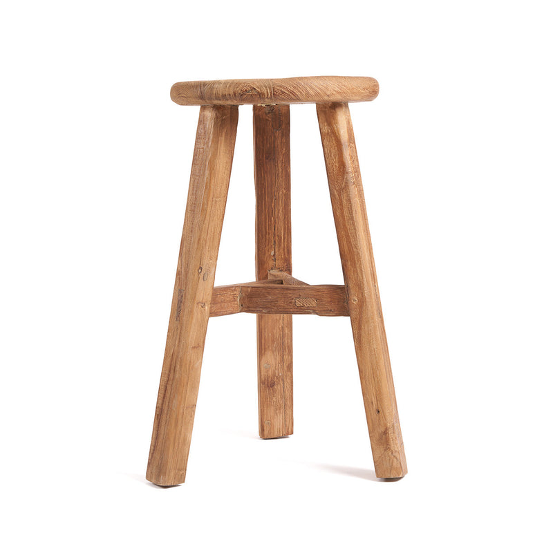 The Fusuma Bar Stool - Outdoor in wood — handmade luxury bar stool curated by Laiyahome