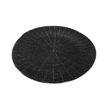 The Beaded Placemat - Black in plastic — handmade luxury placemat curated by Laiyahome