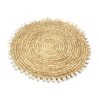 The Raffia Shell Placemat - Natural in raffia — handmade luxury placemat curated by Laiyahome
