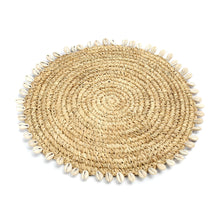 The Raffia Shell Placemat - Natural in raffia — handmade luxury placemat curated by Laiyahome