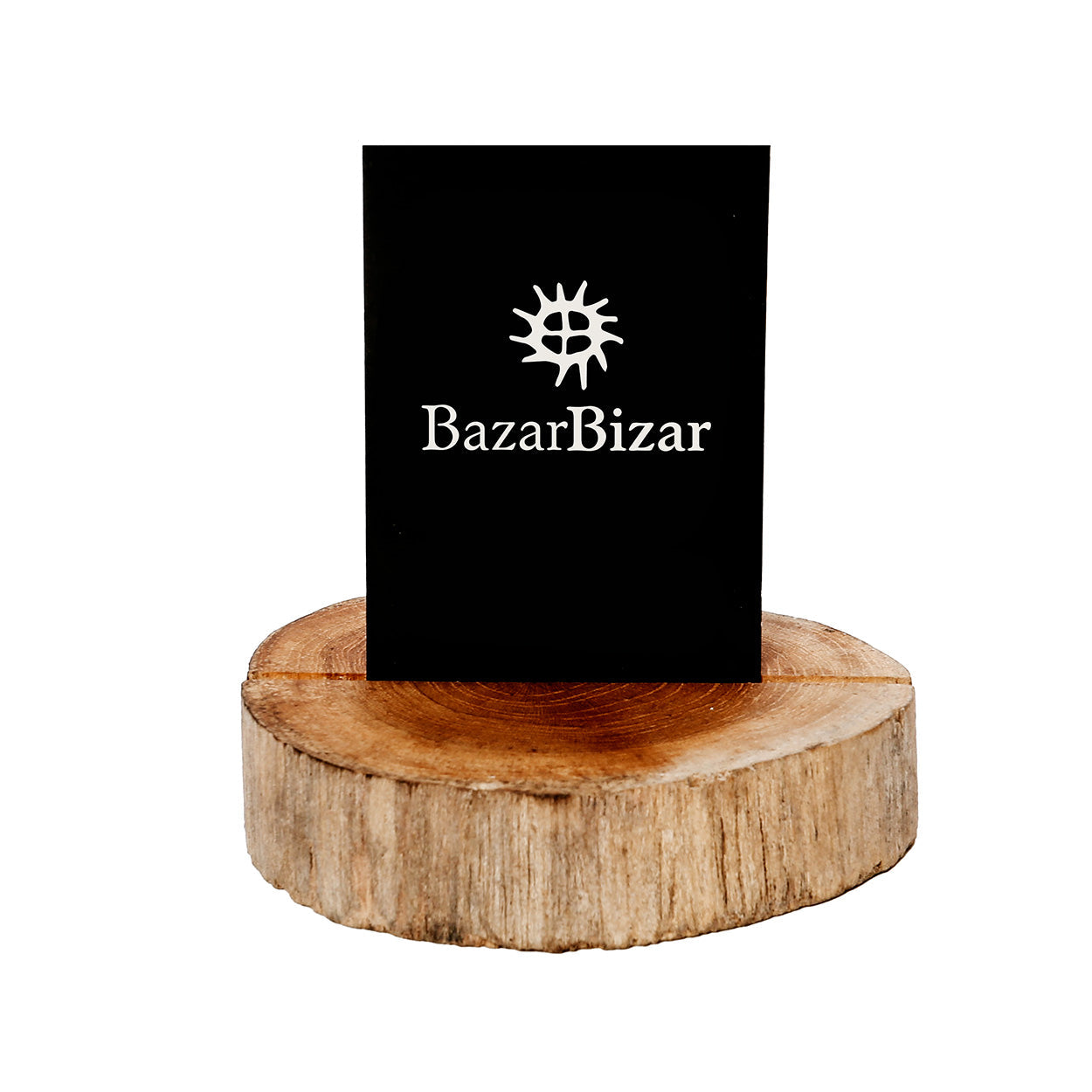 The Teak Root Card Holder in wood — handmade luxury card holder curated by Laiyahome