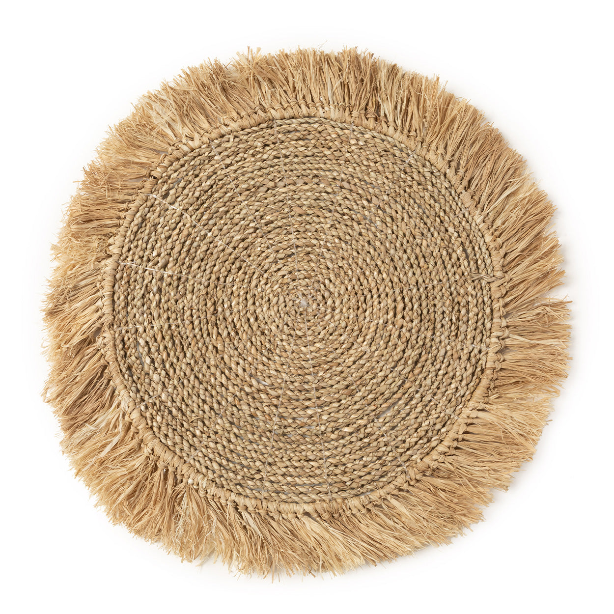 The Seagrass Raffia Placemat - Natural in seagrass — handmade luxury placemat curated by Laiyahome
