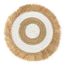 The Seagrass Raffia Placemat - Natural White in seagrass — handmade luxury placemat curated by Laiyahome