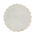 The Macrame Marriage Placemat - Natural in seagrass — handmade luxury placemat curated by Laiyahome