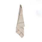 The Lint Biscuit Napkin - Natural Black - 45x45 in linen — handmade luxury napkin curated by Laiyahome